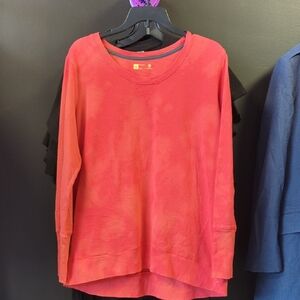 Xersion Vibrant Red Relaxed Fit Sweatshirt